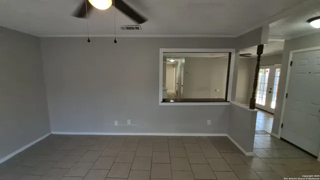 en empty room with window