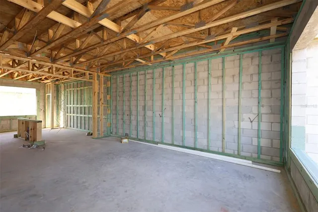 a front view of a building