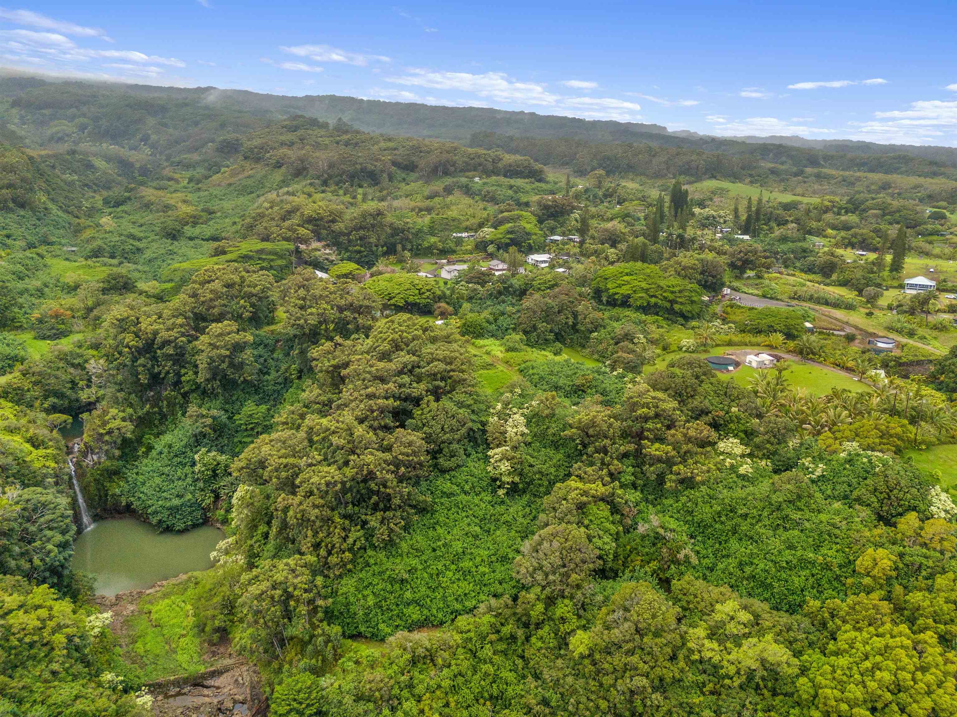 44 Hanauana Road Haiku, HI 96708 - Photo 37 of 45 a view of a city with lush green forest