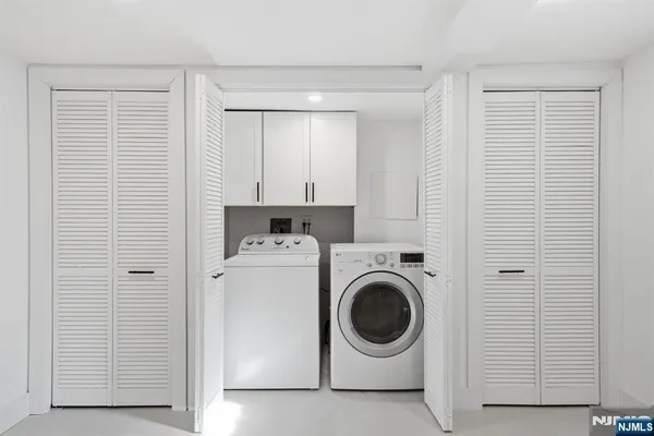 an empty room with an entryway
