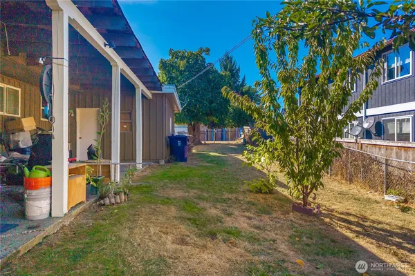 a view of outdoor space and yard