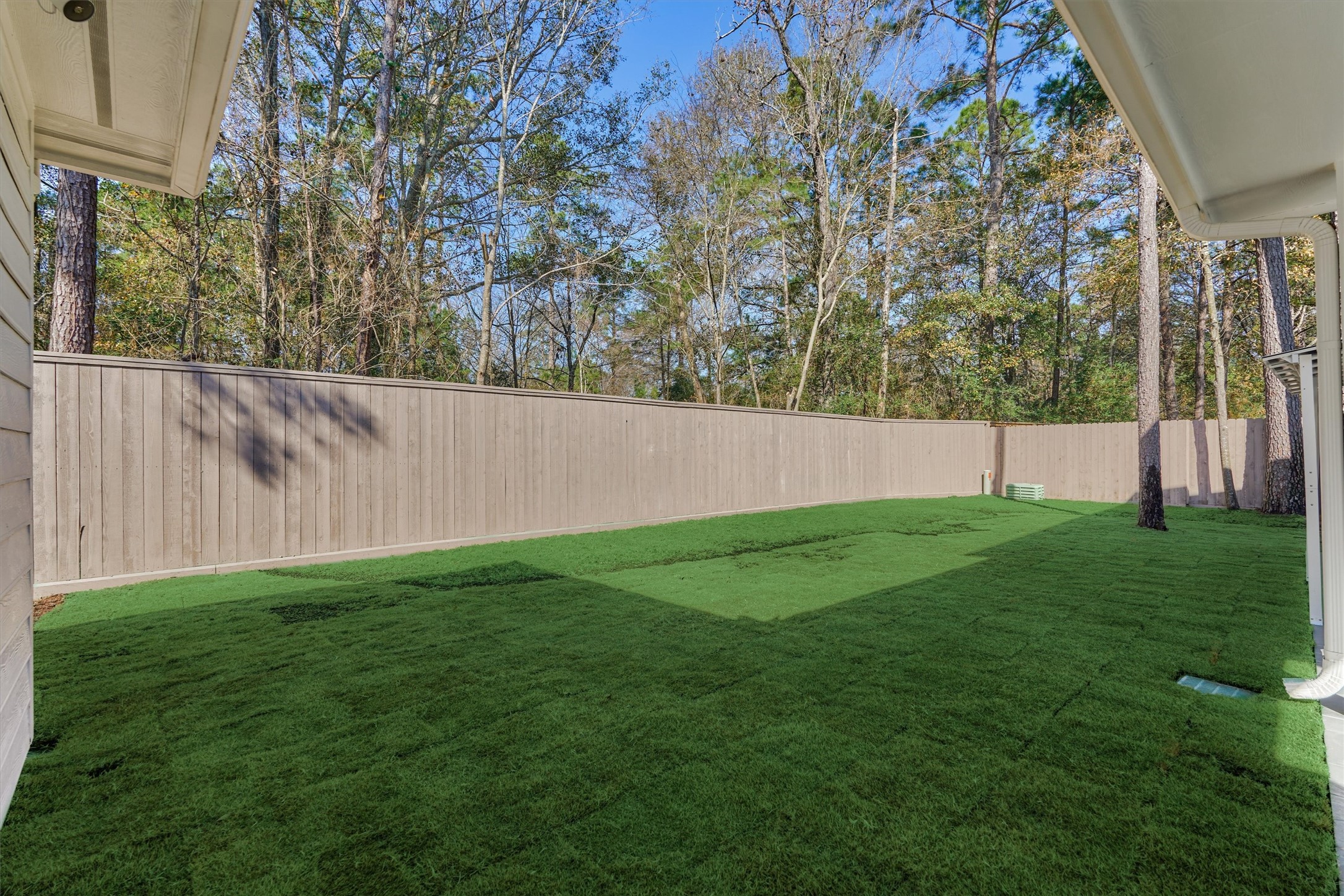 19 Pipers Meadow Street Spring, TX 77382 - Photo 35 of 50 a view of yard with grass and trees