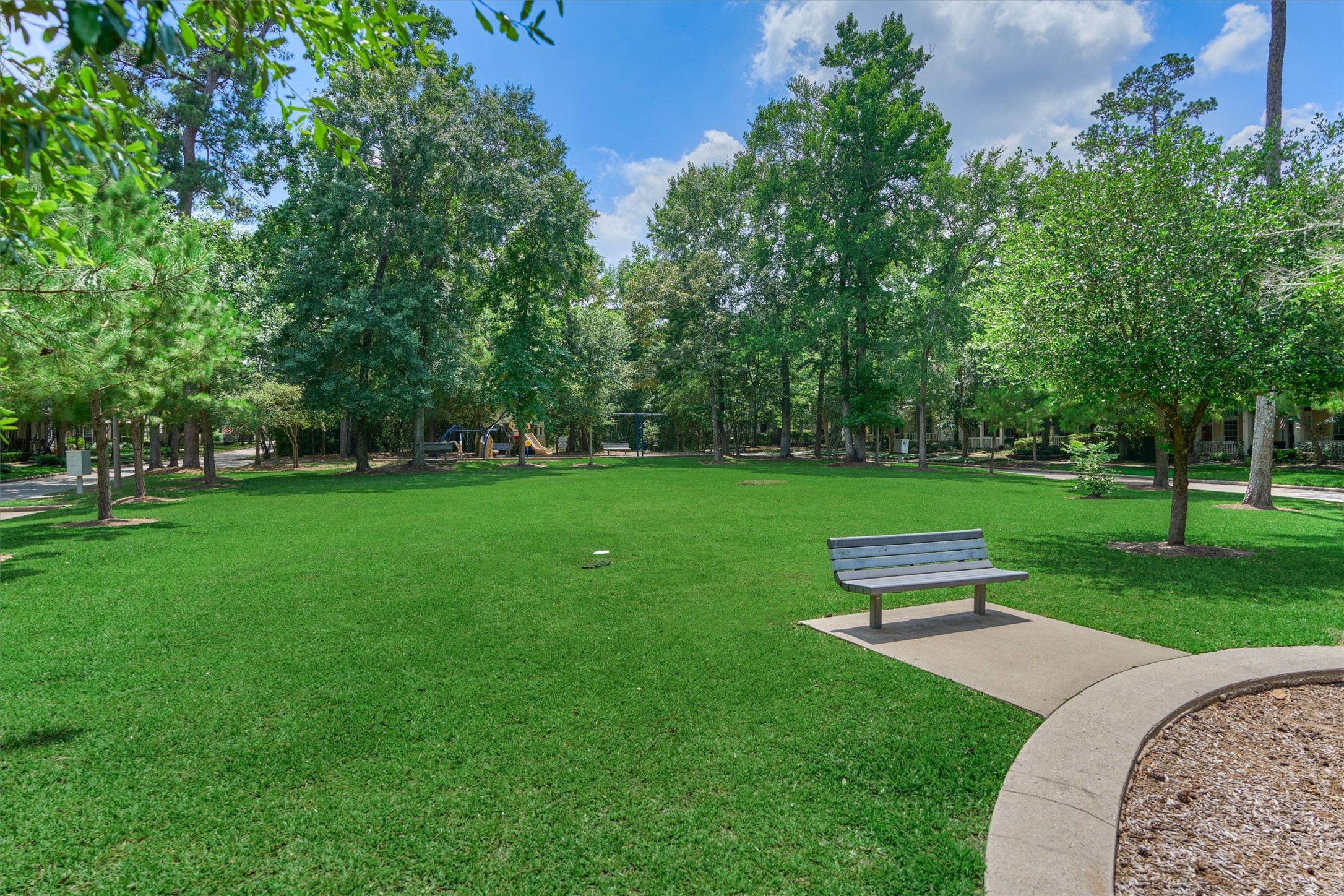 19 Pipers Meadow Street Spring, TX 77382 - Photo 45 of 50 a garden view with a sitting space