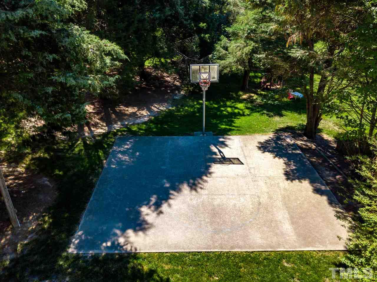2709 Amstel Way Raleigh, NC 27613 - Photo 29 of 30 a view of a yard with plants and large trees
