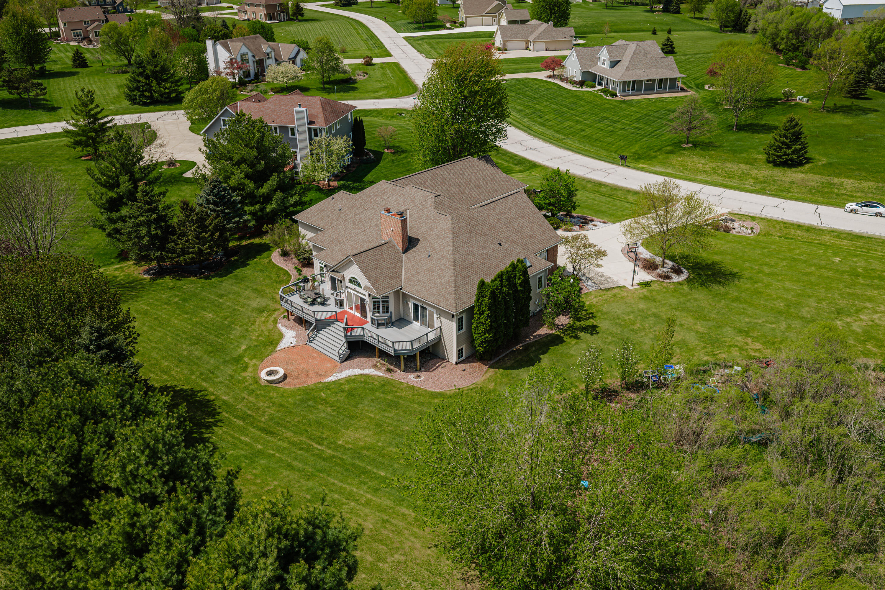 W251S5204 Poppy Fields Road Waukesha, WI 53189 - Photo 66 of 70 AERIAL VIEW