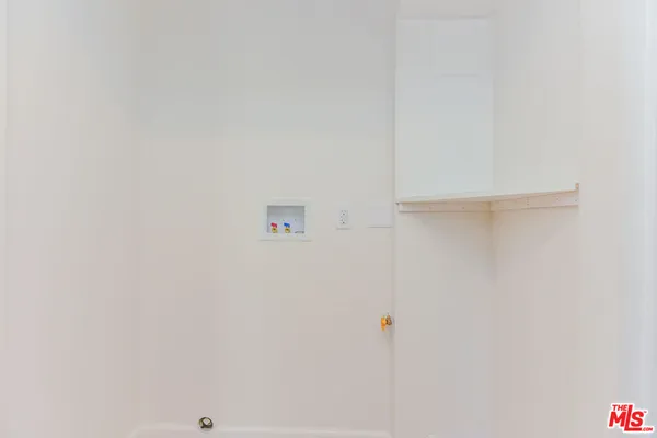 a view of a closet
