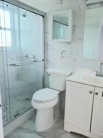 a view of a lake from a yard