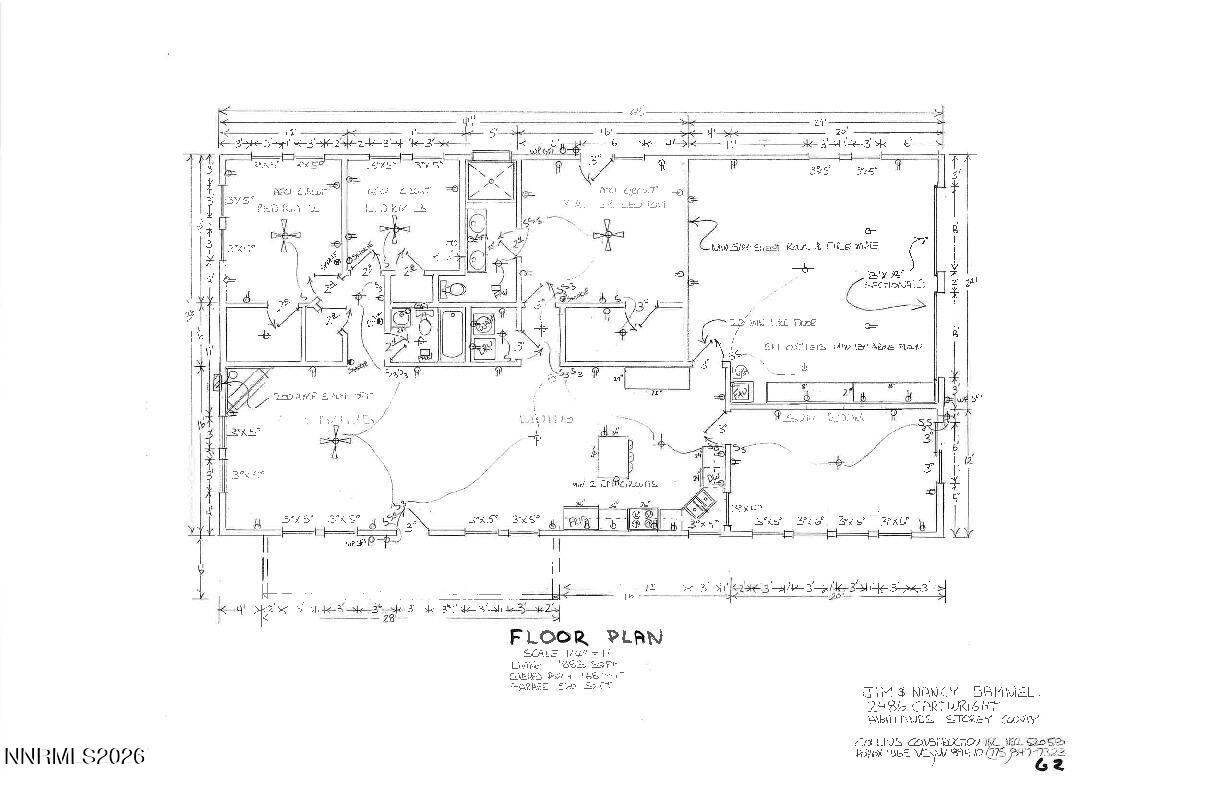 2486 Cartwright Road Reno, NV 89521 - Photo 49 of 49 Floorplan