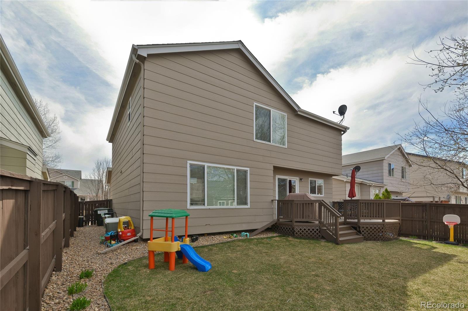 1165 Timbervale Trail Highlands Ranch, CO 80129 - Photo 27 of 29 a backyard of a house