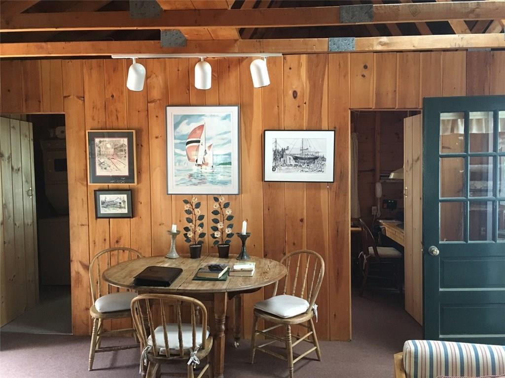 10 Wagner Road West Brooklin, ME 04616 - Photo 11 of 25 Dining area of the main room. Door...