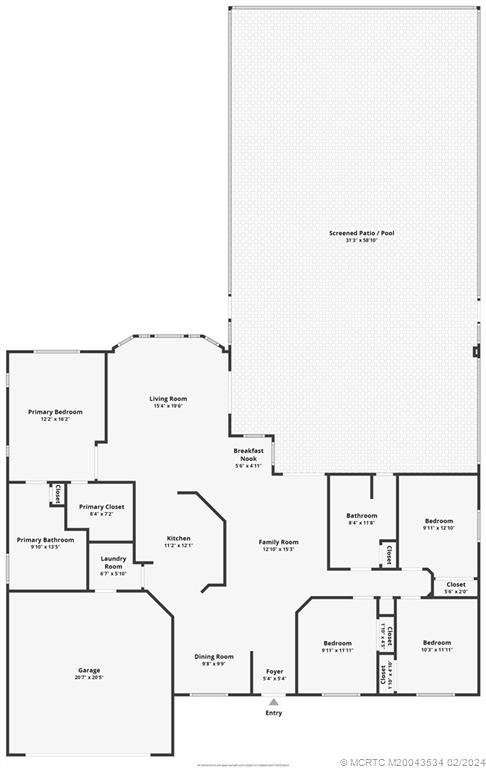 2457 Southeast Issac Road Port St. Lucie, FL 34952 - Photo 51 of 51 a picture of floor plan