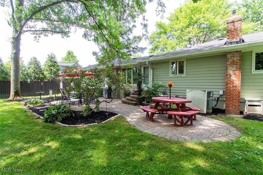20749 Albion Road Strongsville, OH 44149 - Photo 29 of 35 View of yard featuring a patio and fence