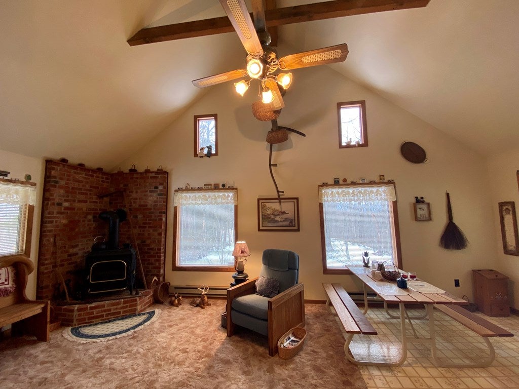 17654 Upper Ridge Road James Creek, PA 16657 - Photo 5 of 31 Living/dining area with wood burner