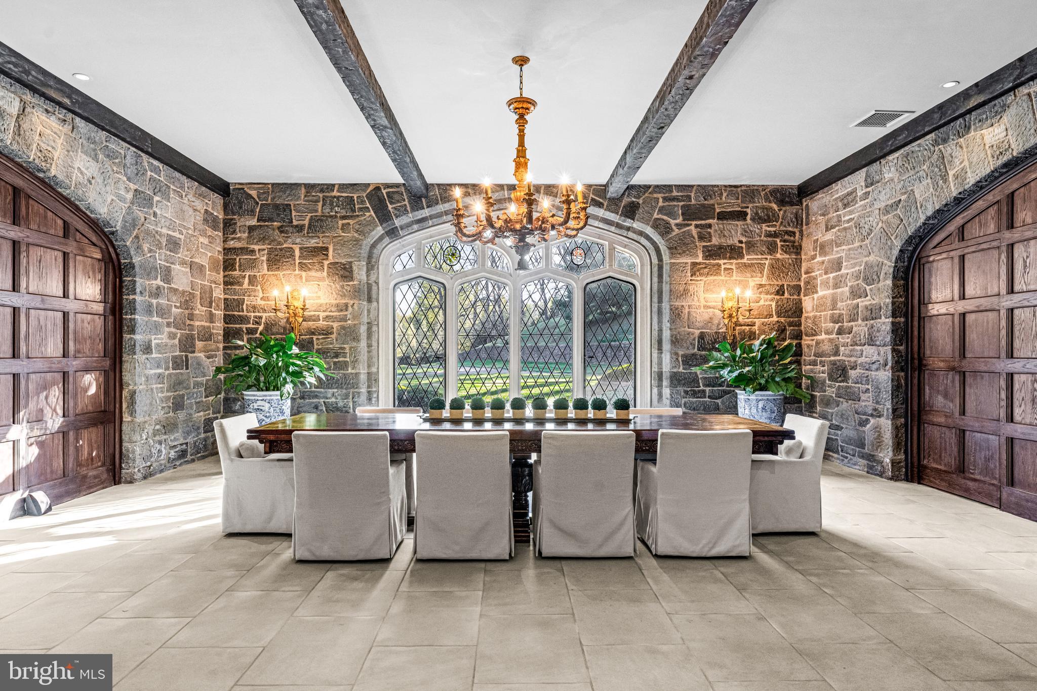 56 Crosby Brown Road Gladwyne, PA 19035 - Photo 11 of 51 a living room with furniture and a chandelier
