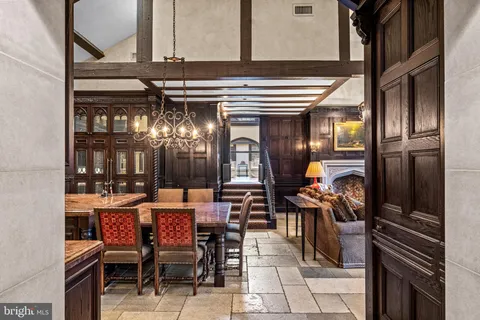 a view of dinning table and chairs