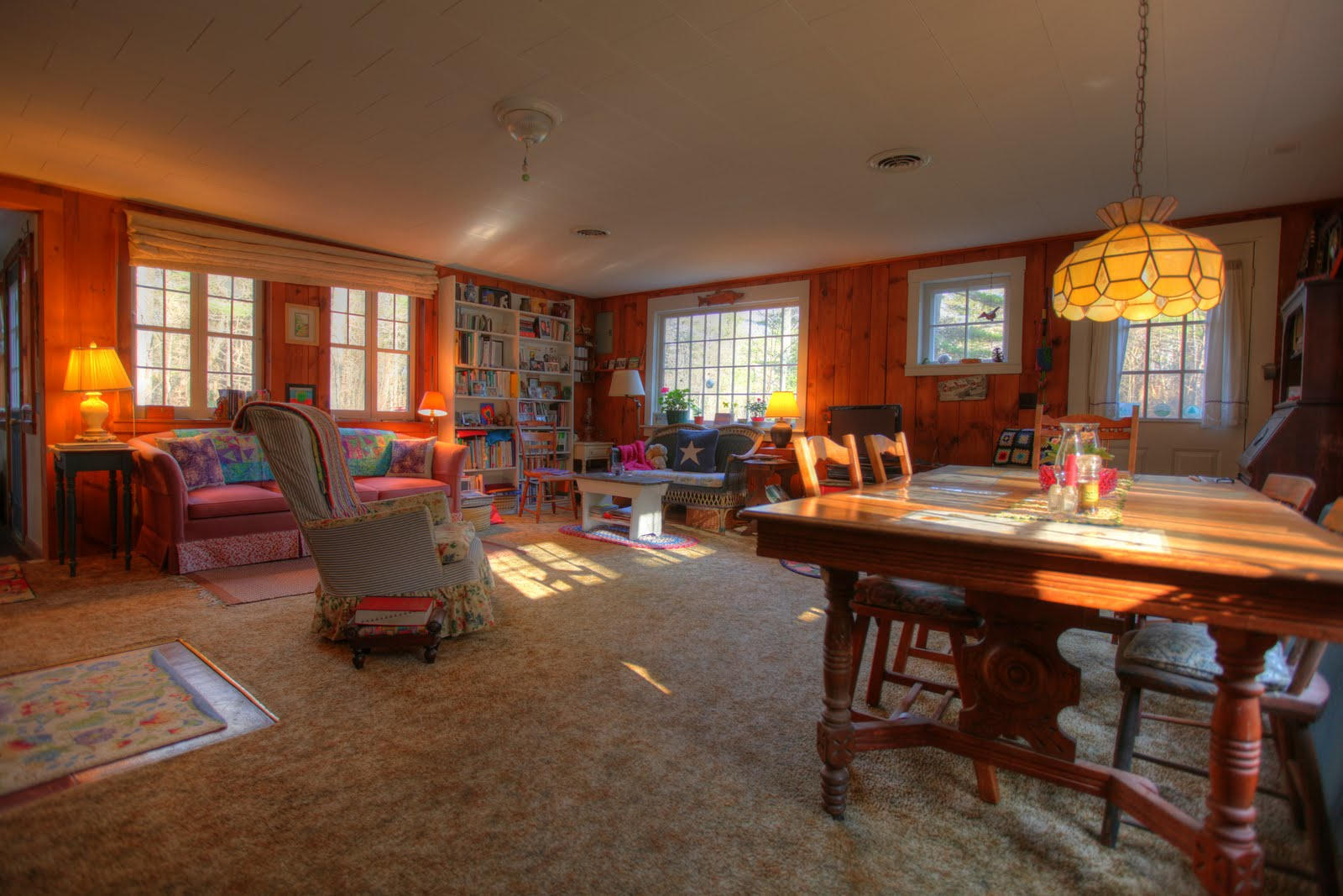 36 Blue Hill Road Monterey, MA 01245 - Photo 24 of 34 a view of a dining room with furniture window and outside view