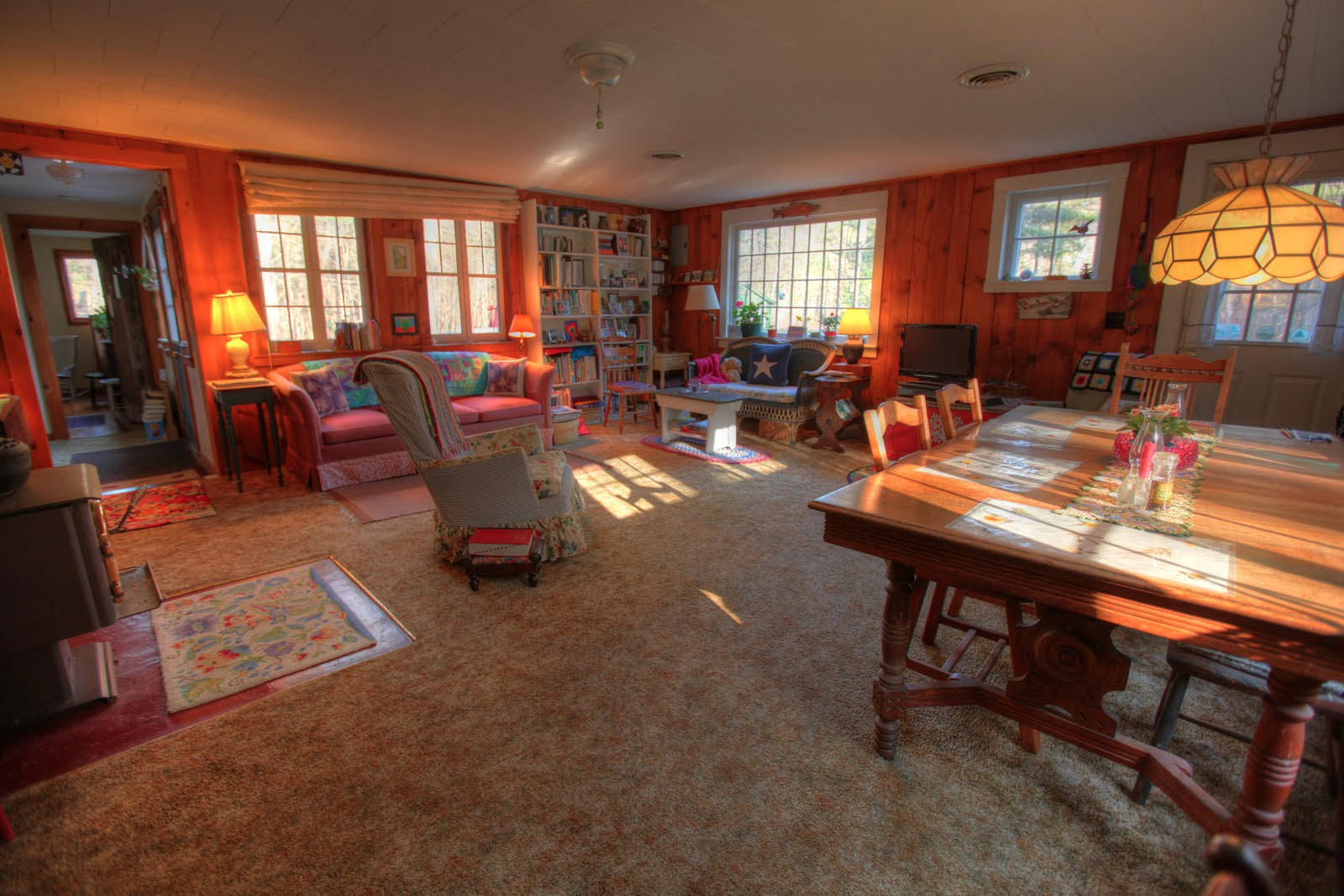 36 Blue Hill Road Monterey, MA 01245 - Photo 25 of 34 a living room with furniture and a flat screen tv