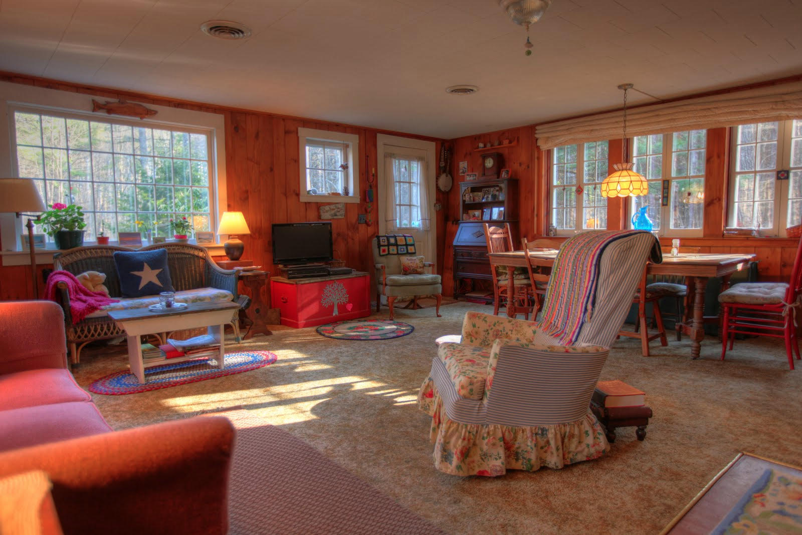 36 Blue Hill Road Monterey, MA 01245 - Photo 26 of 34 a living room with furniture fireplace and large windows