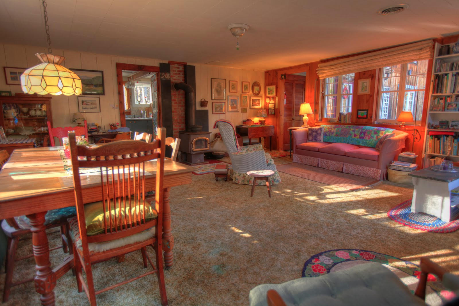 36 Blue Hill Road Monterey, MA 01245 - Photo 27 of 34 a living room with furniture and a chandelier