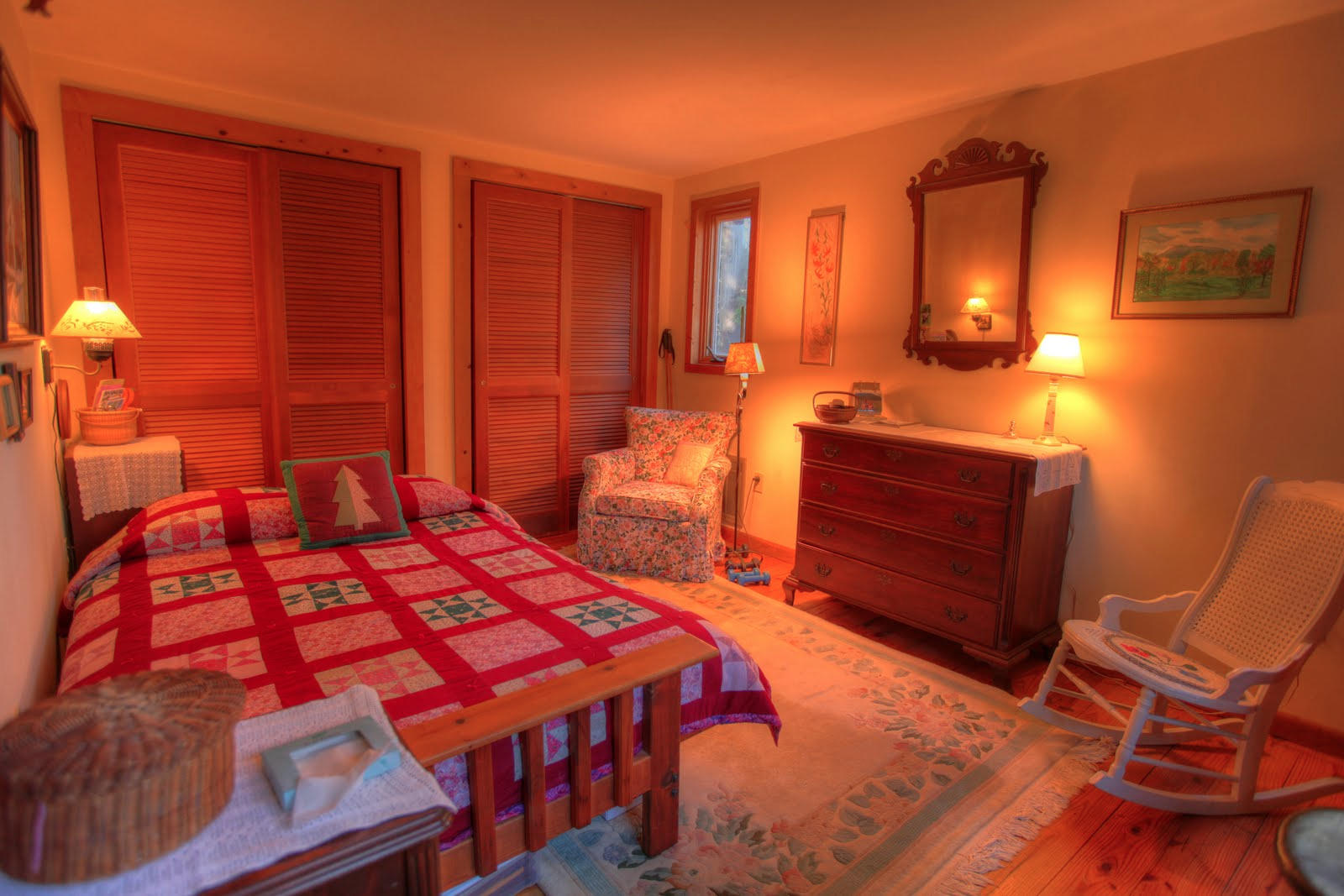 36 Blue Hill Road Monterey, MA 01245 - Photo 29 of 34 a bedroom with a bed and wooden floor