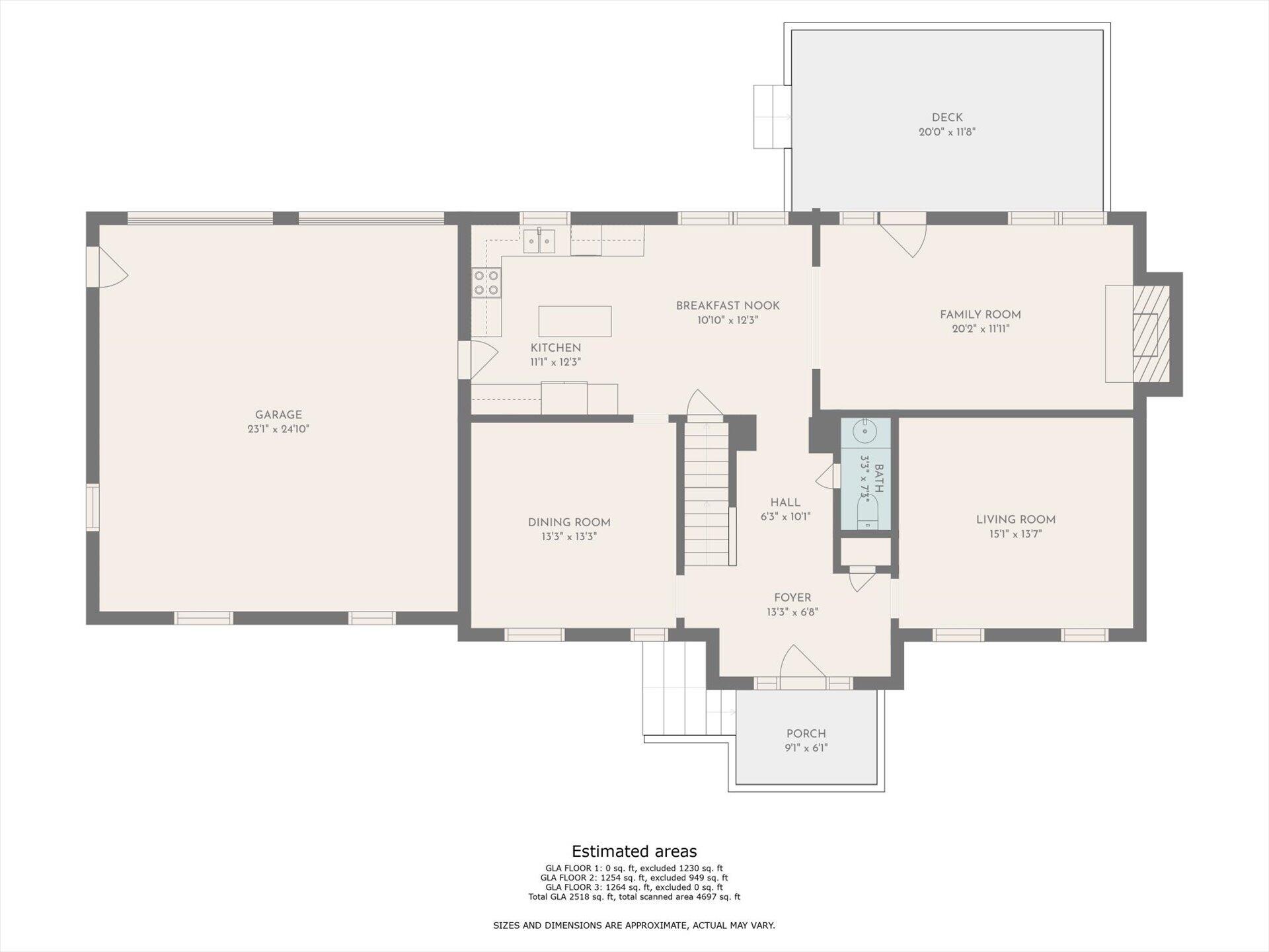 141 Stonehaven Lane Blue Ridge, VA 24064 - Photo 40 of 42 02-2nd_floor_dimensions_141_stonehaven_l