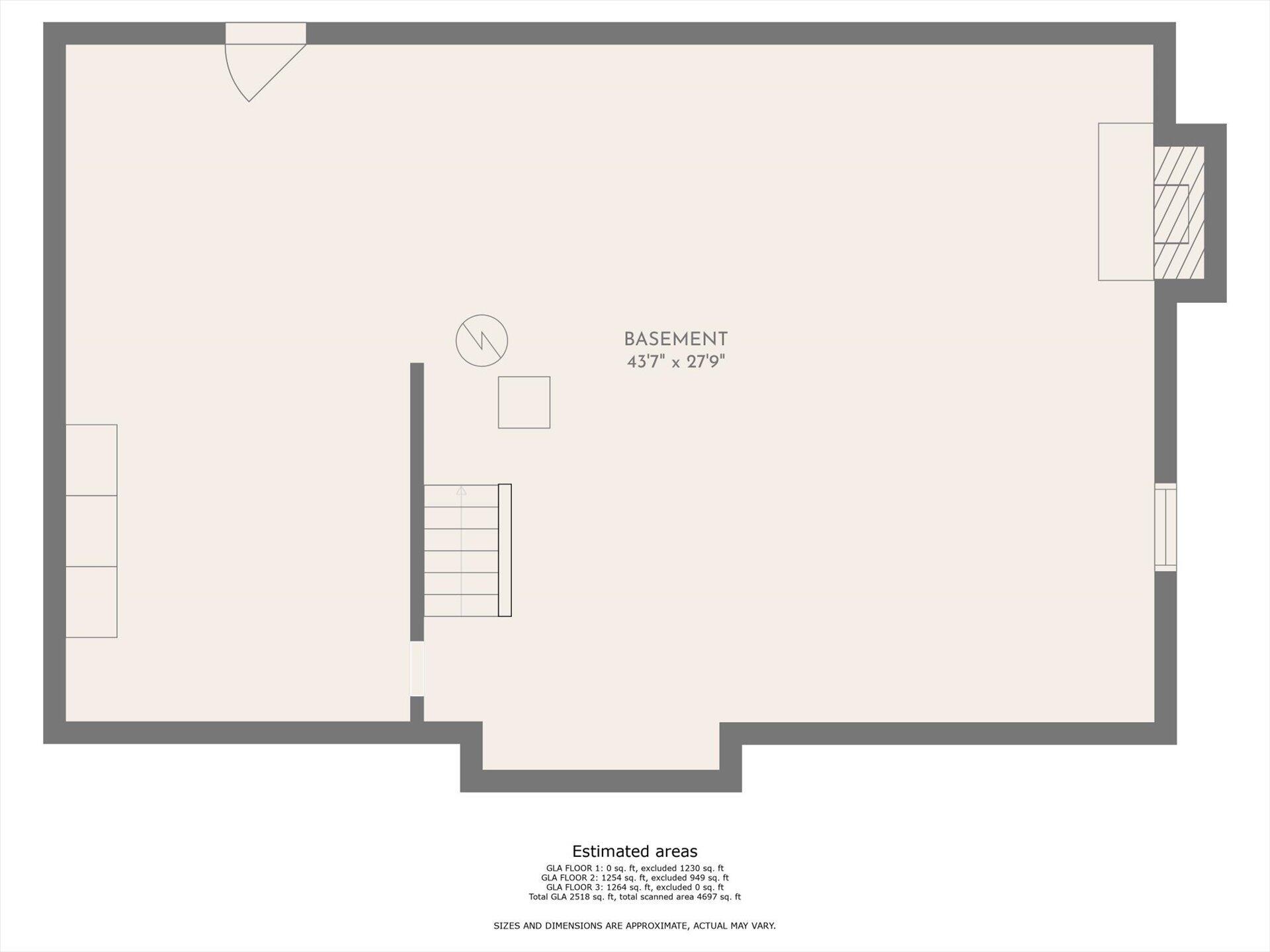 141 Stonehaven Lane Blue Ridge, VA 24064 - Photo 42 of 42 01-1st_floor_dimensions_141_stonehaven_l