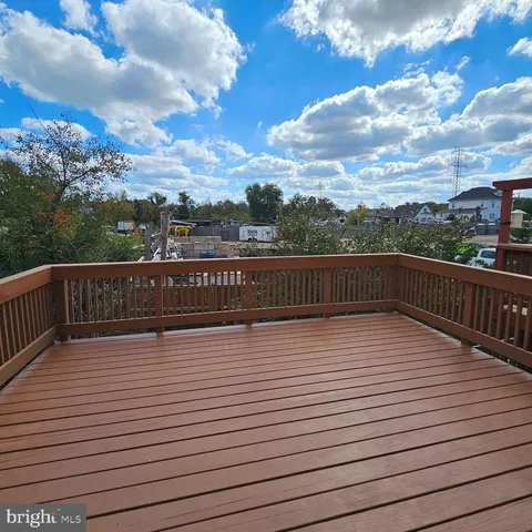 a view of balcony with city view