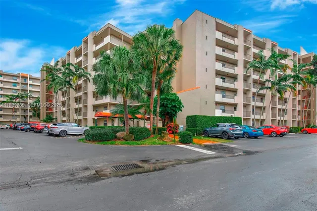 a car parked in front of a building