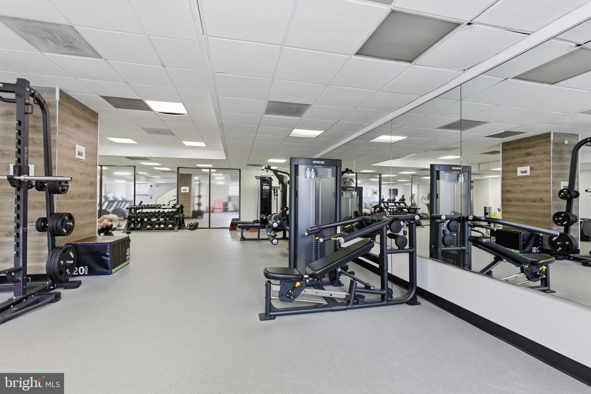 2111 Wisconsin Avenue Northwest, Unit 504 Washington, DC 20007 - Photo 3 of 17 a view of a room with gym equipment