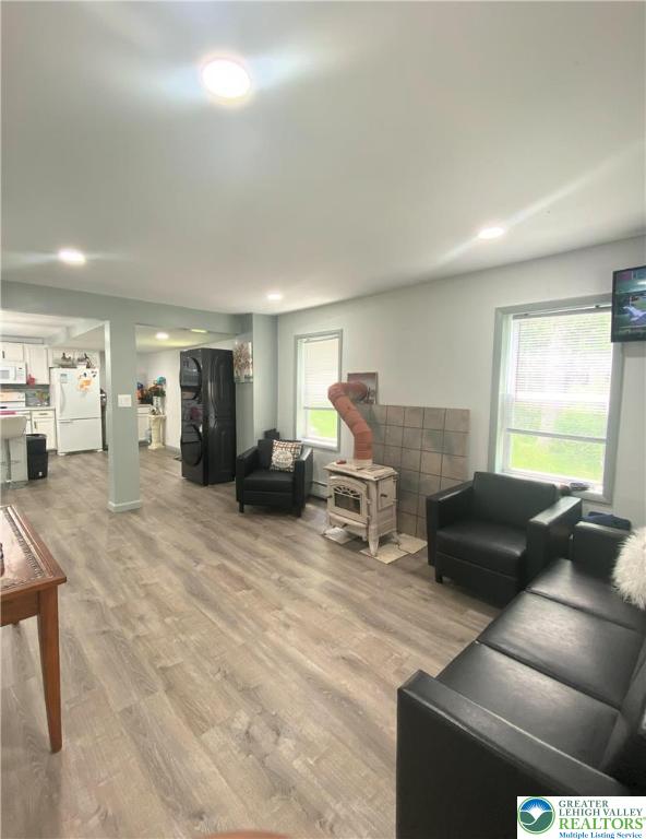 1215 Seese Hill Road Canadensis, PA 18325 - Photo 6 of 19 a living room with furniture and a large window