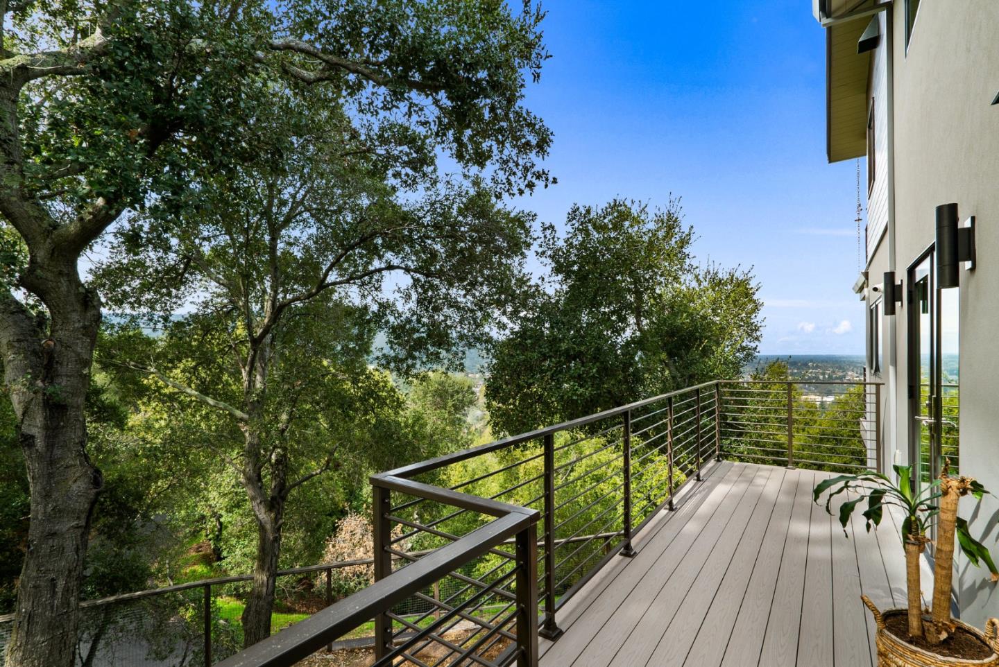 17808 Tourney Road Los Gatos, CA 95030 - Photo 101 of 111 a view of balcony with wooden floor and fence