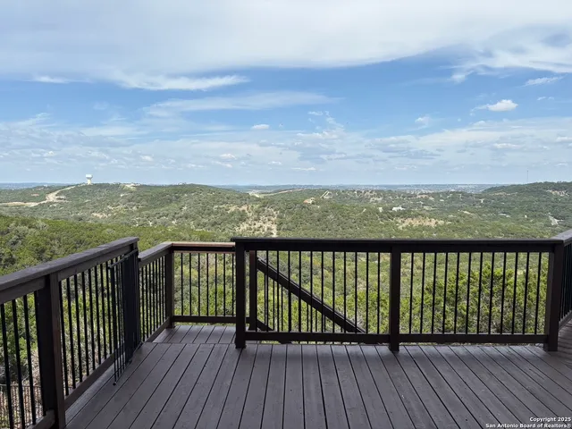 a view of city from a balcony