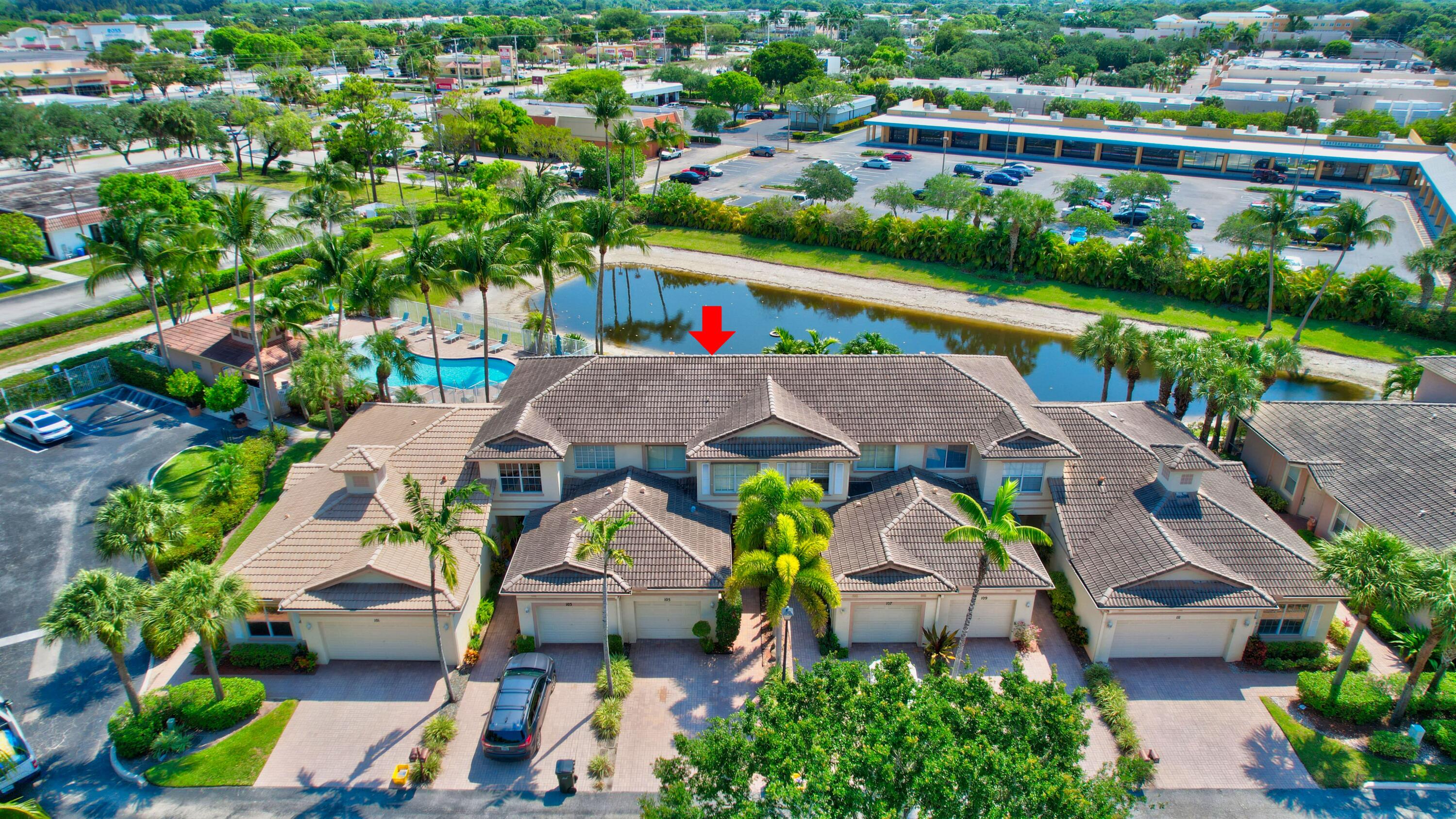 105 Coconut Key Lane Delray Beach, FL 33484 - Photo 23 of 24 Aerial View
