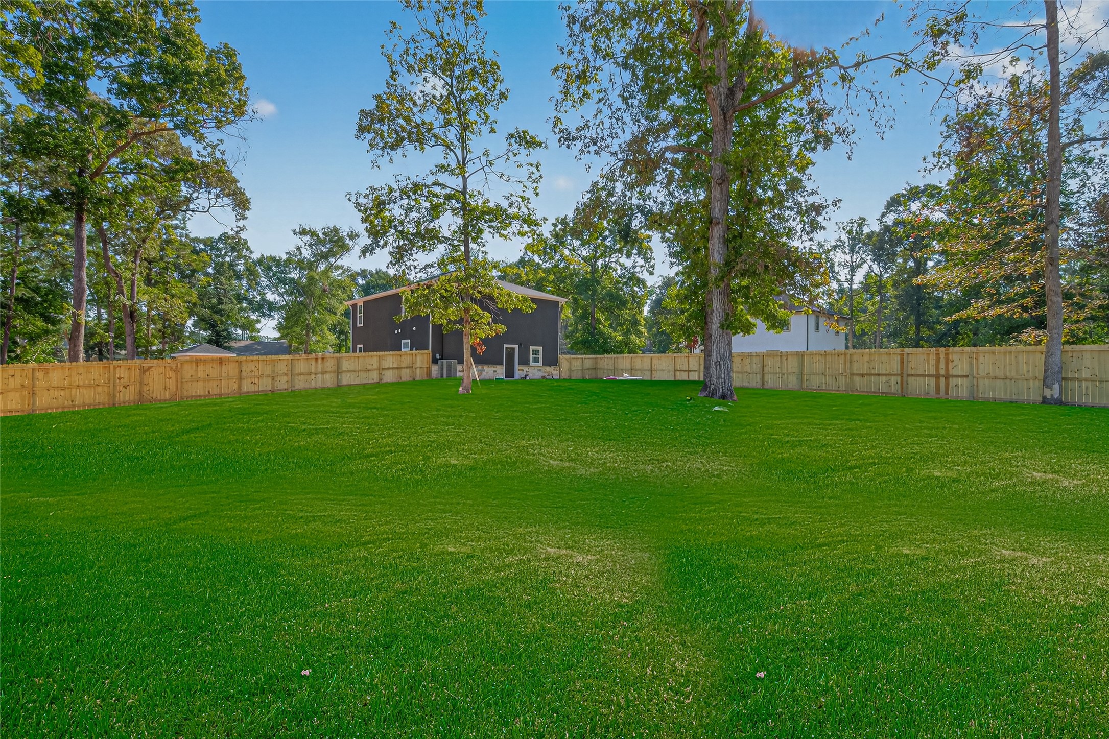 10594 Rustling Oaks Drive Conroe, TX 77303 - Photo 38 of 40 a view of yard with grass and a trees