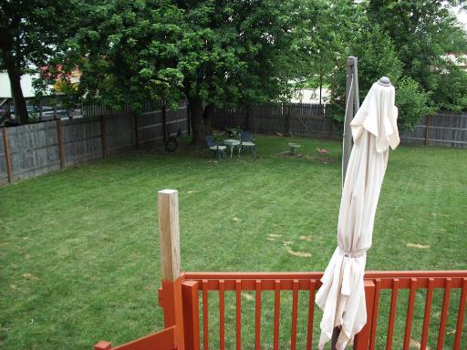 1915 East Clark Street Diamond, IL 60416 - Photo 13 of 14 a view of a backyard with furniture