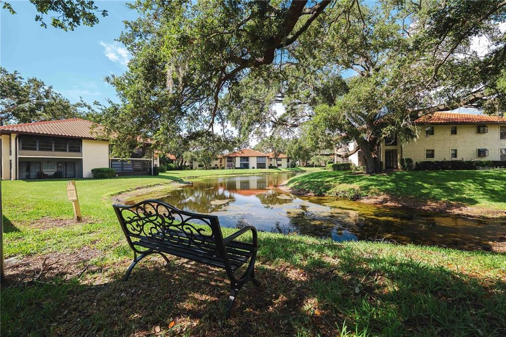 2101 Hammock Pine Boulevard, Unit 2101 Clearwater, FL 33761 - Photo 23 of 24 a view of a house with backyard and sitting area