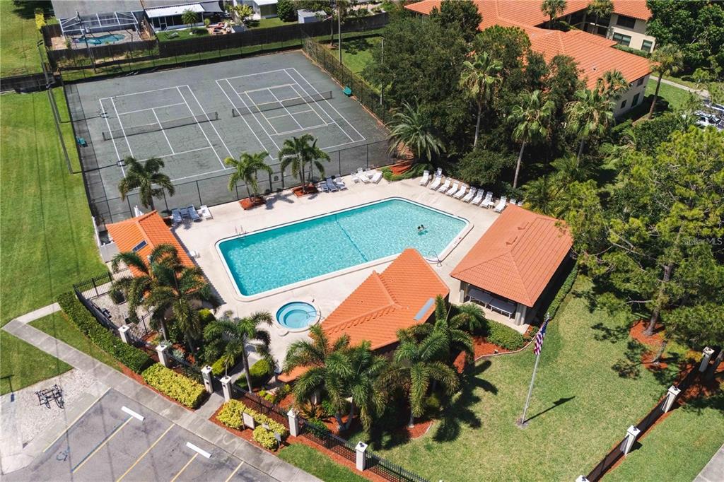 2101 Hammock Pine Boulevard, Unit 2101 Clearwater, FL 33761 - Photo 24 of 24 an aerial view of a house