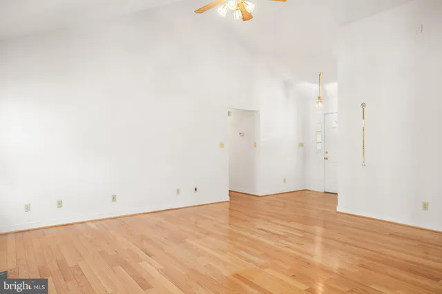 a view of an empty room