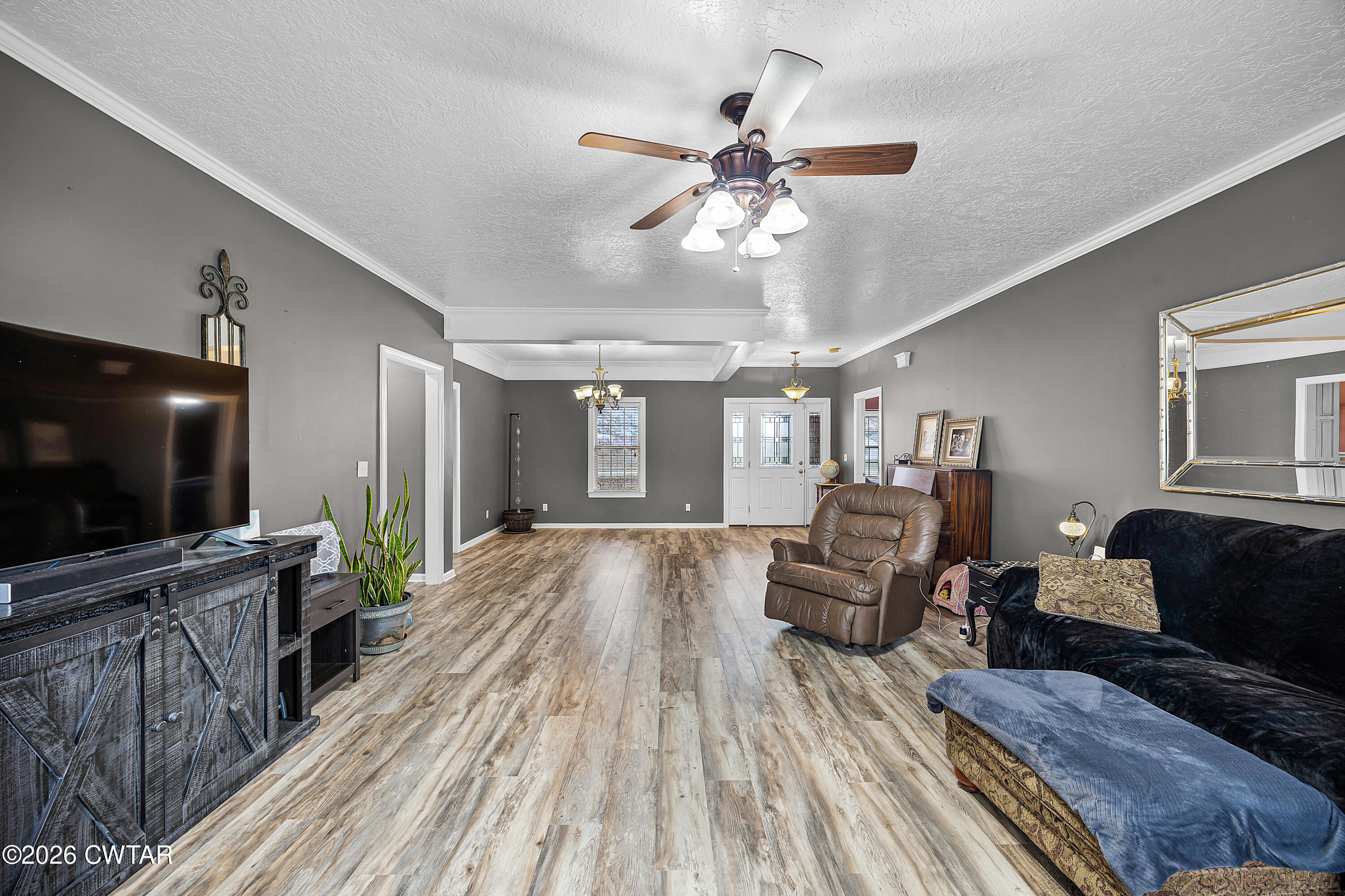 31 Turkey Creek Road Medina, TN 38355 - Photo 9 of 30 a living room with furniture and a flat screen tv