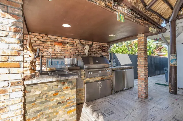 a city view with tall buildings