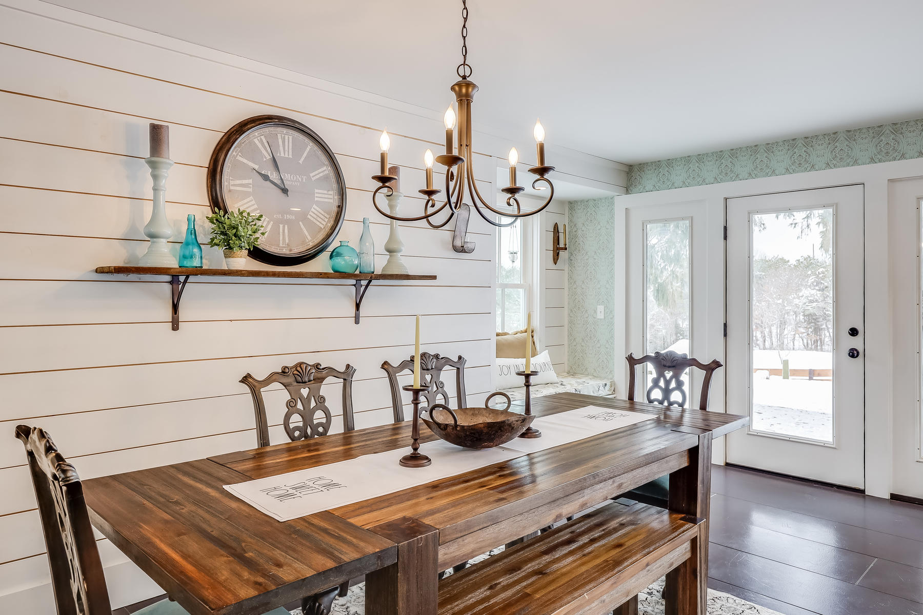 640 Setucket Road East Dennis, MA 02660 - Photo 15 of 57 a view of a dining room with furniture window and wooden floor