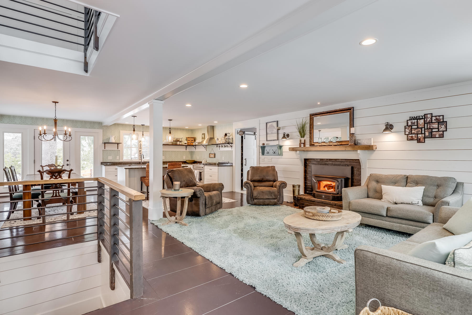 640 Setucket Road East Dennis, MA 02660 - Photo 23 of 57 a living room with furniture and a fireplace