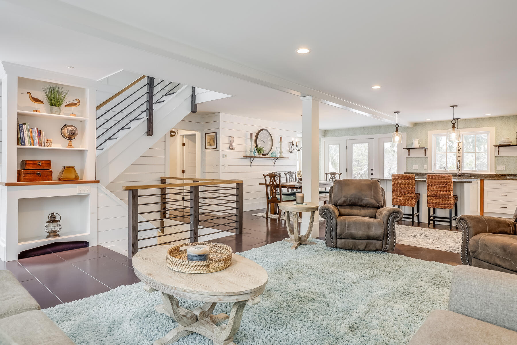 640 Setucket Road East Dennis, MA 02660 - Photo 26 of 57 a living room with furniture and a wooden floor