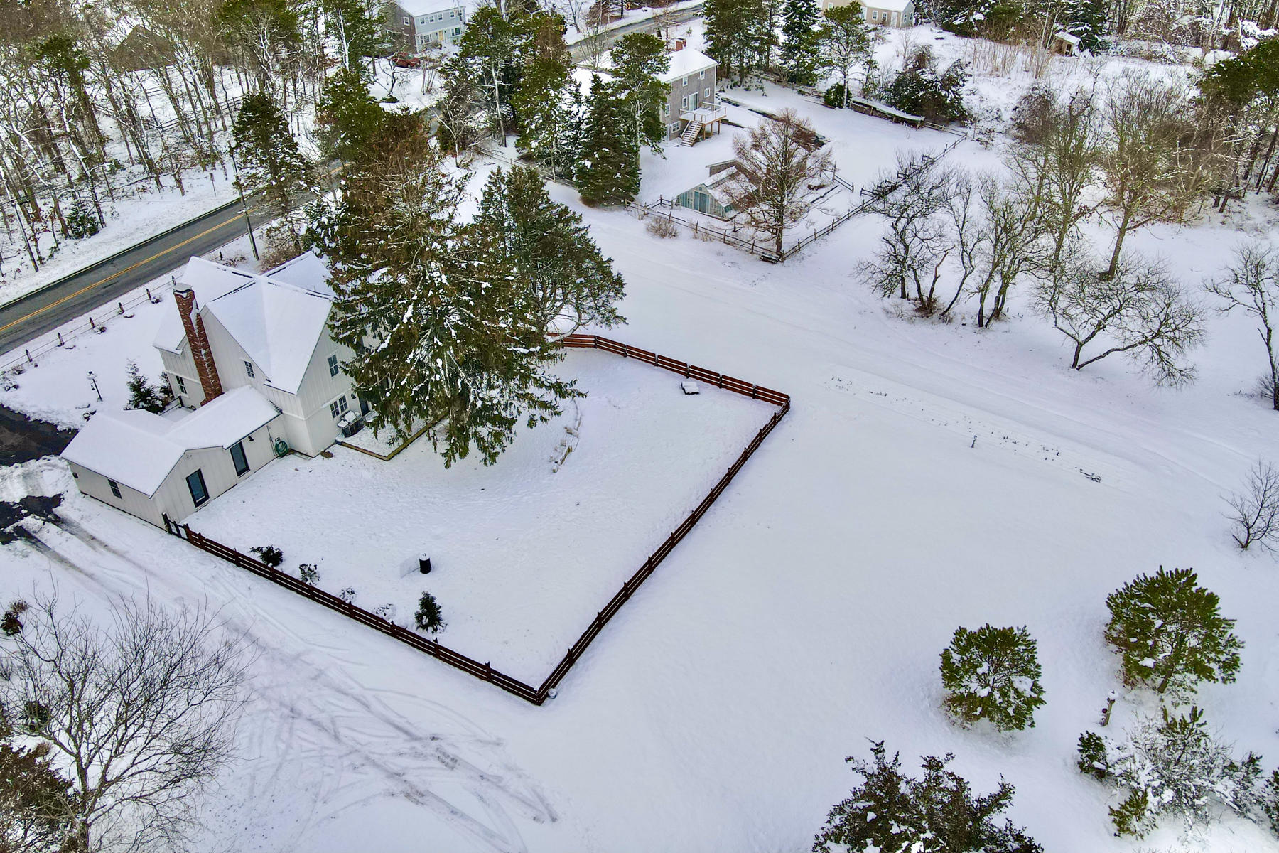 640 Setucket Road East Dennis, MA 02660 - Photo 55 of 57 an aerial view of a house