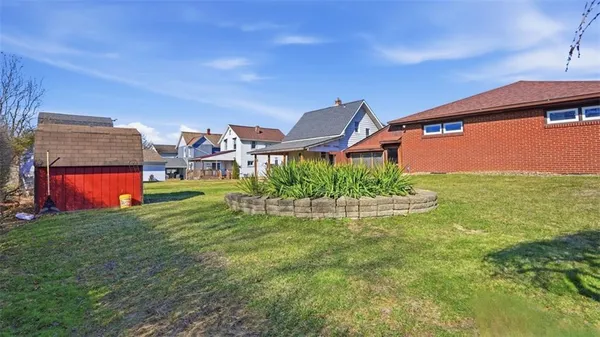 a bird view of a house