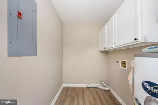 a room with storage and utility