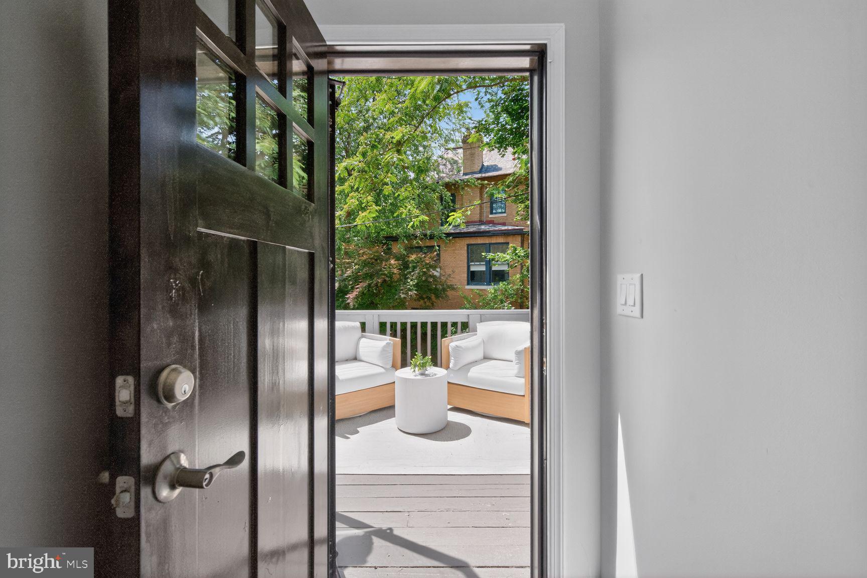 3702 Jenifer Street Northwest Washington, DC 20015 - Photo 17 of 46 Door to Deck