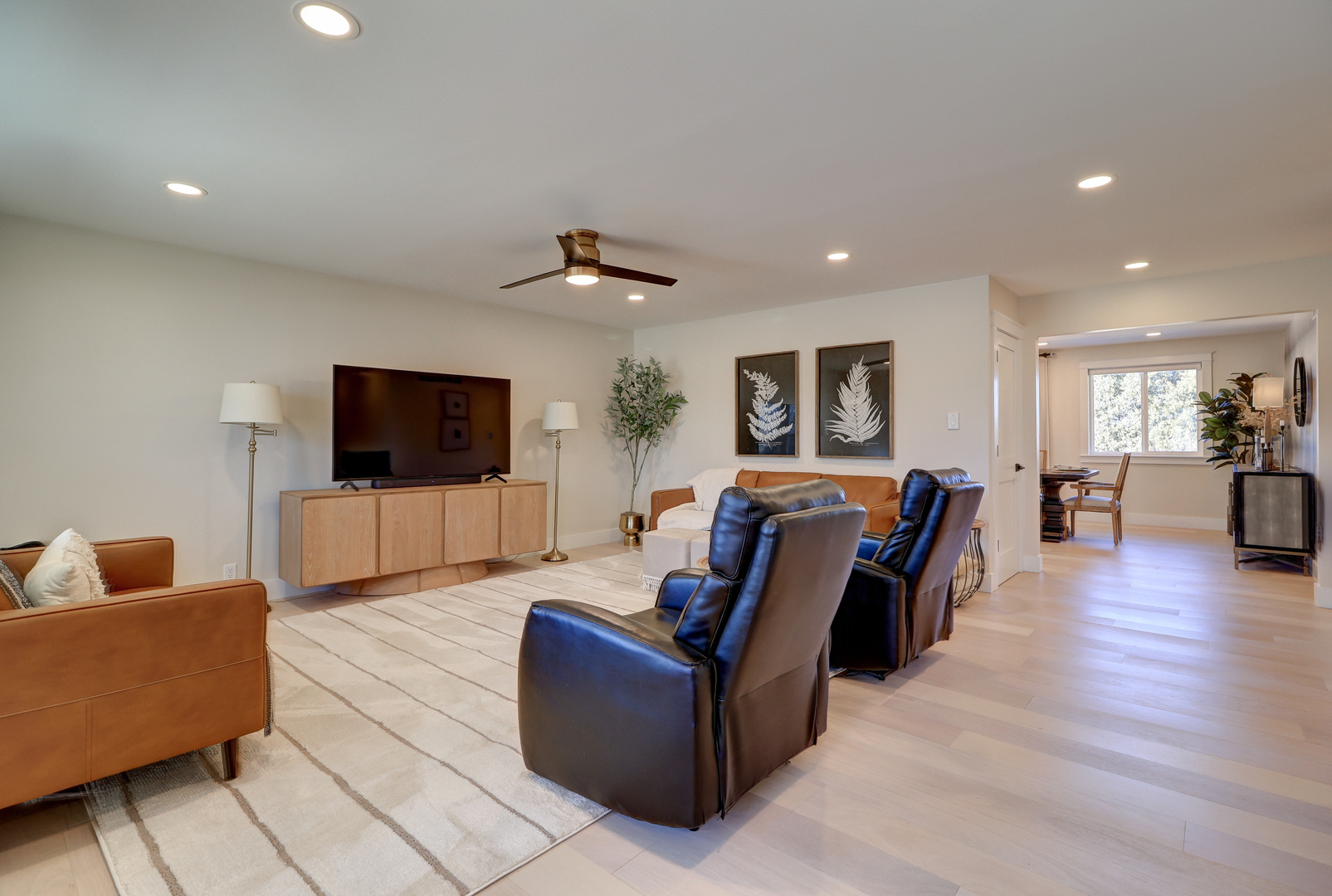 12749 Lawrence Road Sterling, IL 61081 - Photo 2 of 45 a living room with furniture and a flat screen tv