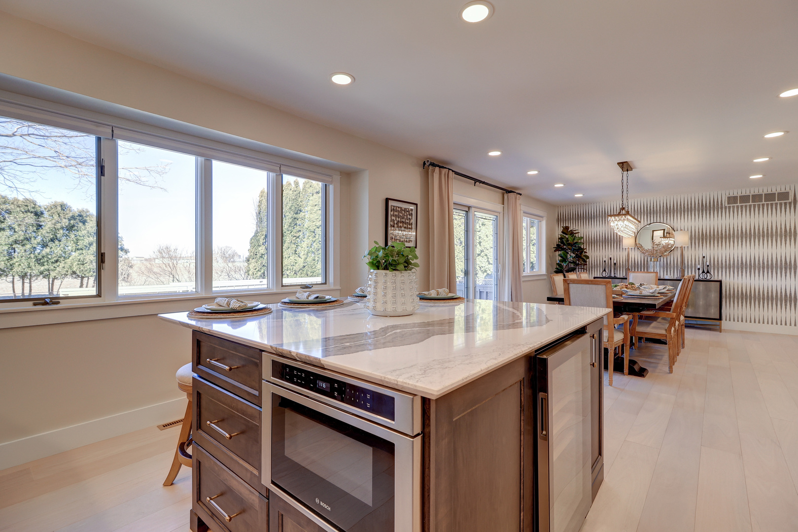 12749 Lawrence Road Sterling, IL 61081 - Photo 7 of 45 a kitchen with a sink and a large window