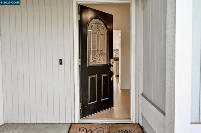 a view of a entryway door
